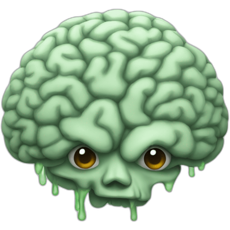 Moldy brain emoji