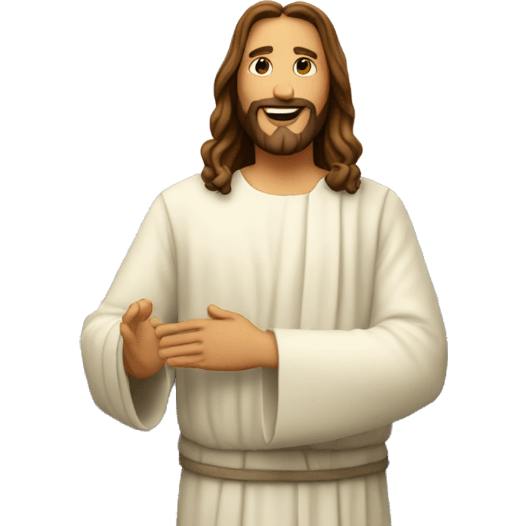 jesus in the cruise emoji