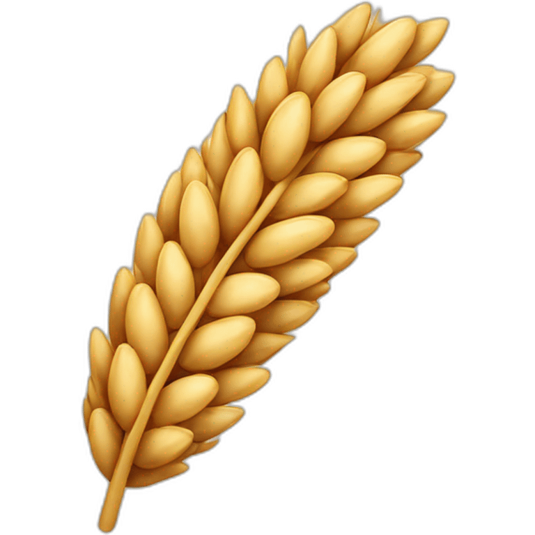 An oat grain emoji