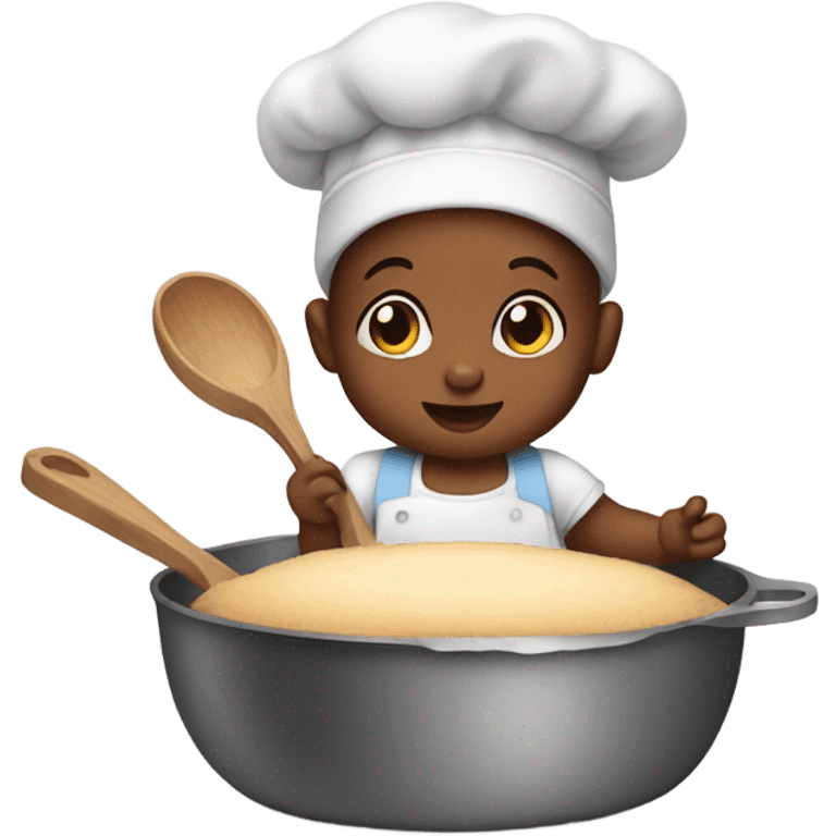 Baby baking  emoji