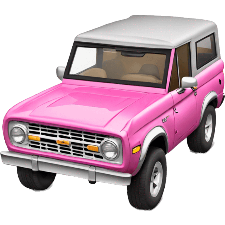 Pink Ford Bronco emoji