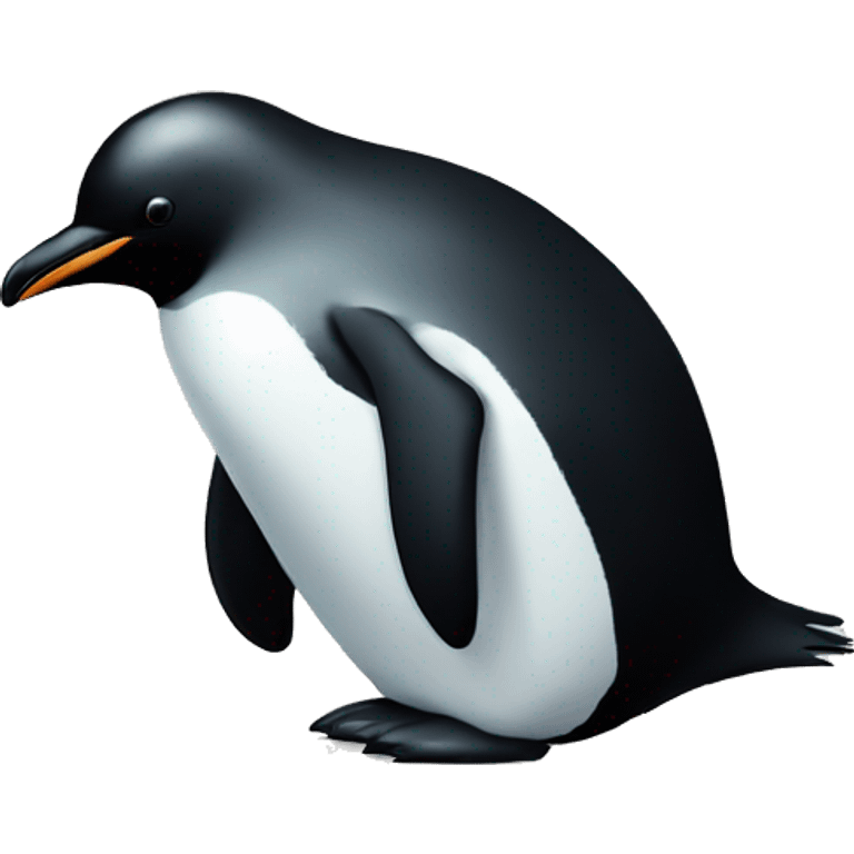 Sad penguin emoji