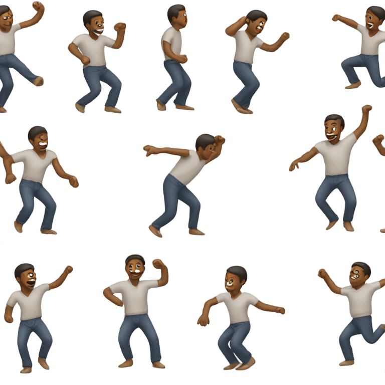 Dancing man emoji