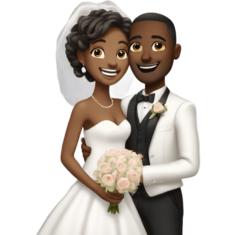 Happy wedding day real emoji