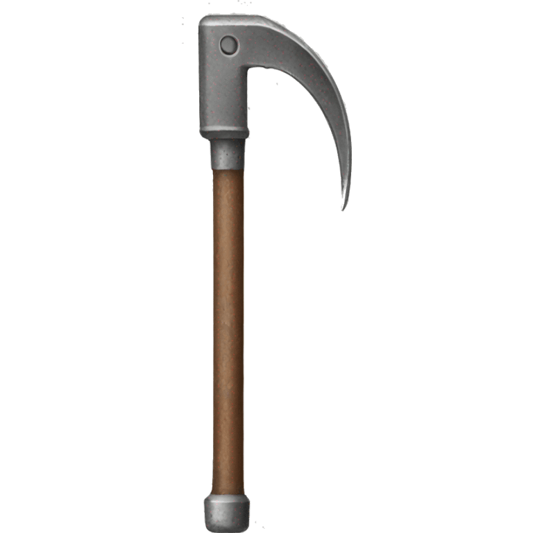 old metal crowbar emoji