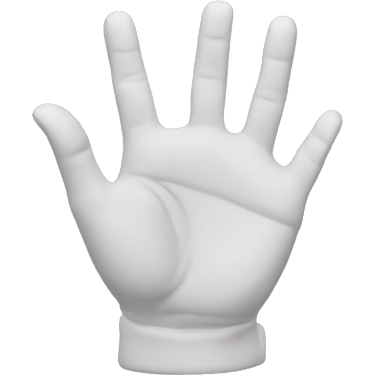 hands statue front emoji