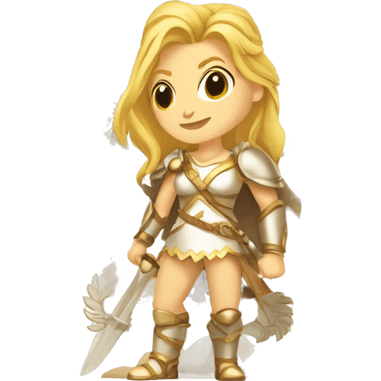 Caucasian Berserker blond valkyrie couple  emoji