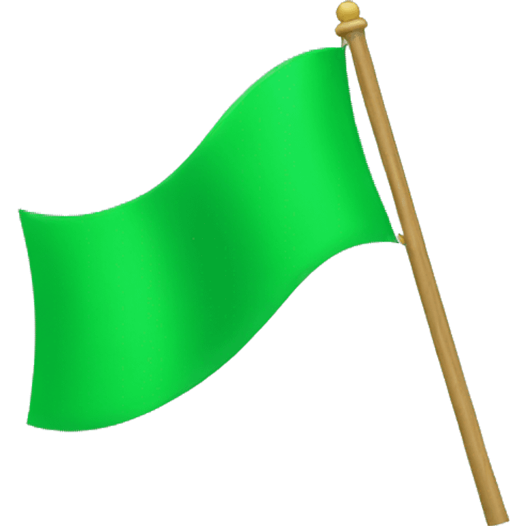 Green flag emoji