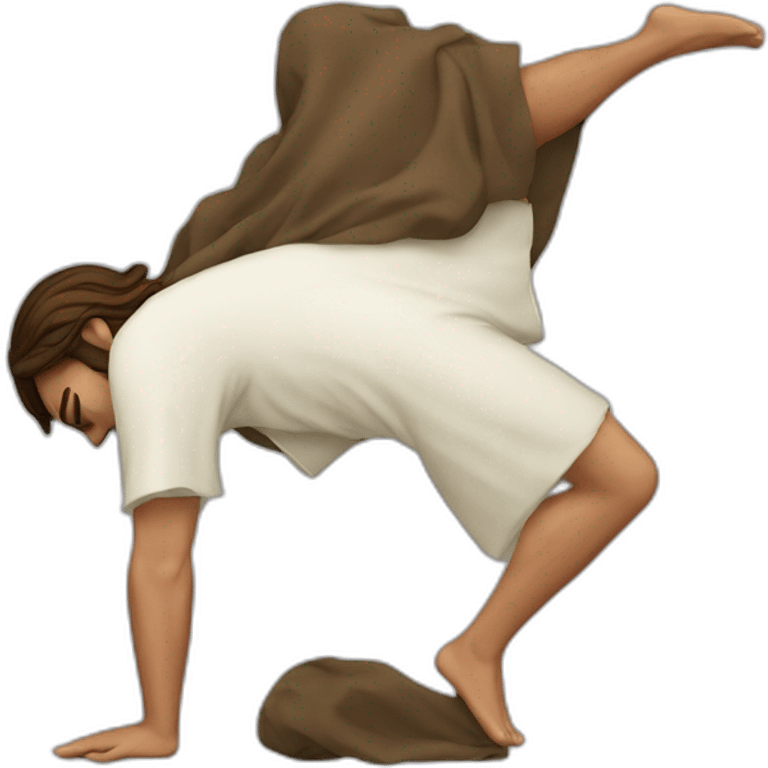 Faceplanting jesus emoji