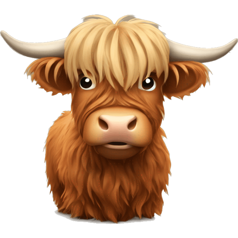 Highland cow emoji