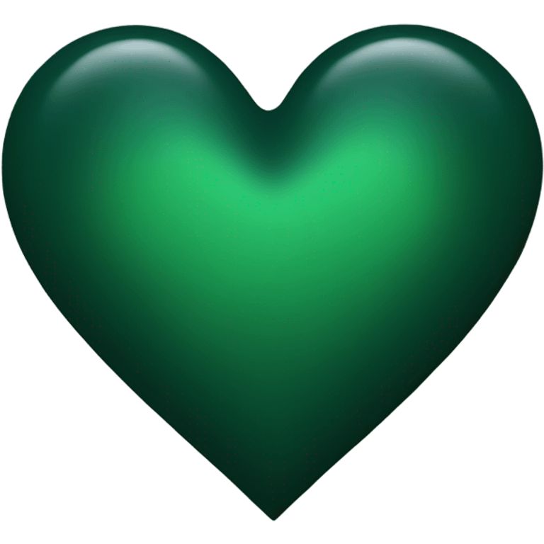 dark green heart emoji