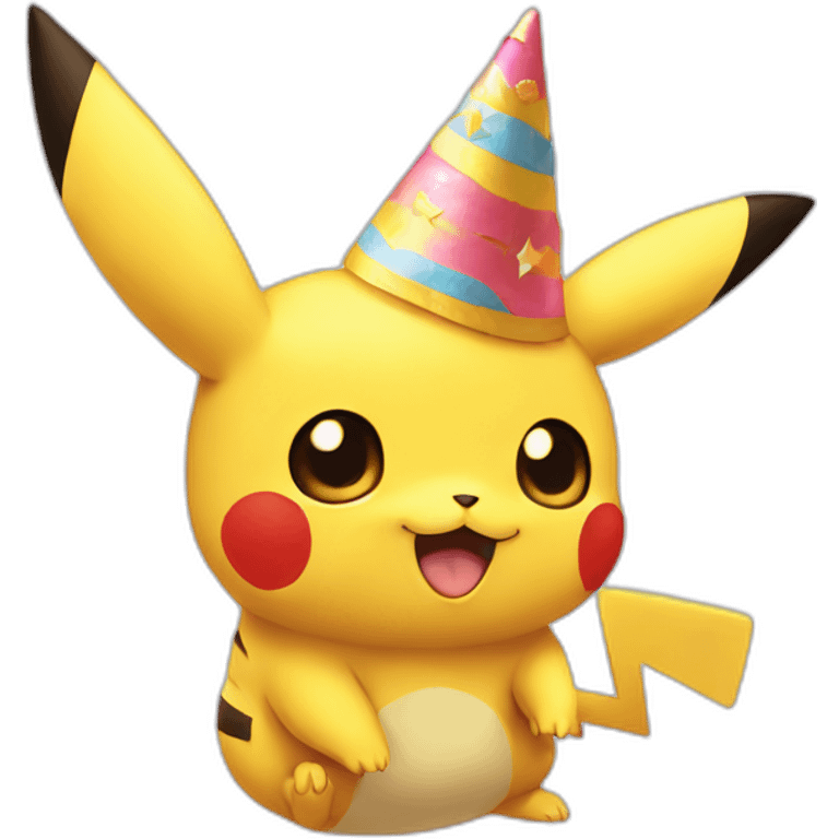 Pikachu birthday emoji