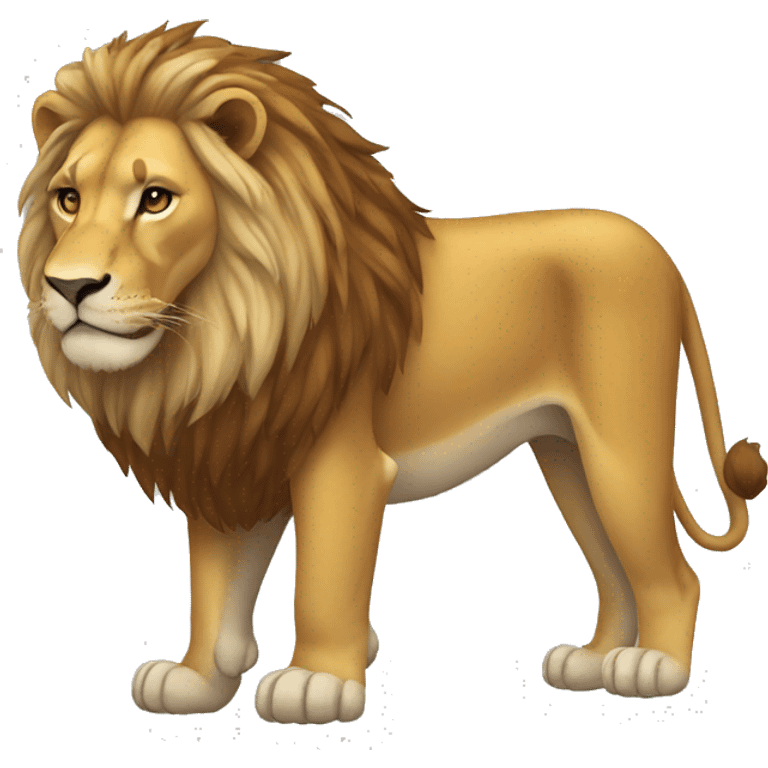 Full-body-lion emoji