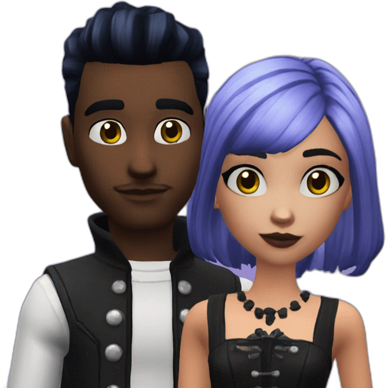 sims-4-Goth-Couple emoji