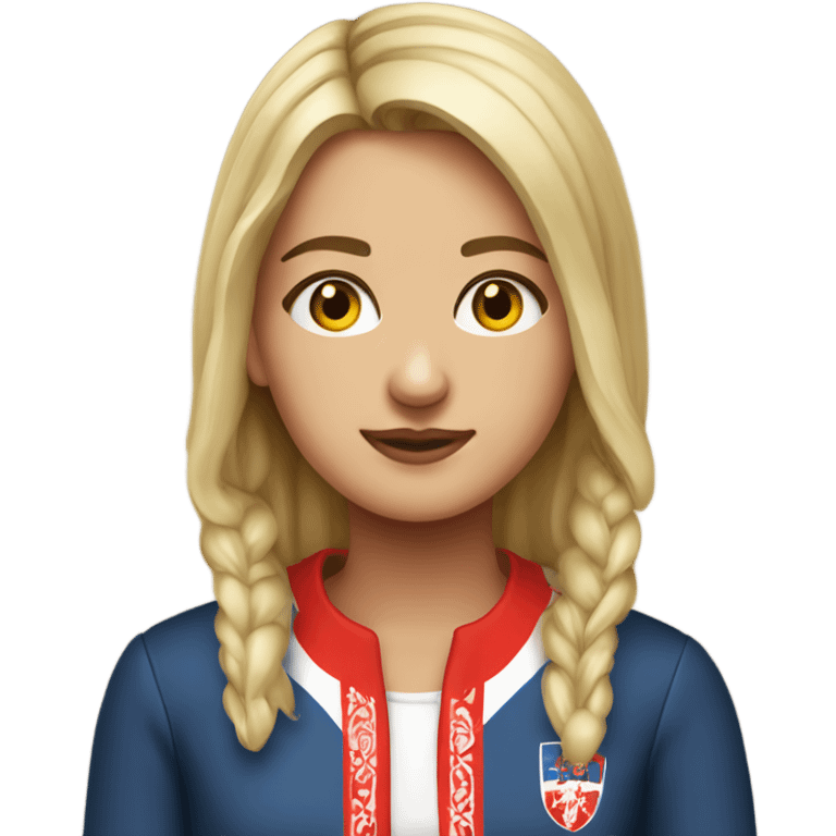 Serbian girl ortadox emoji