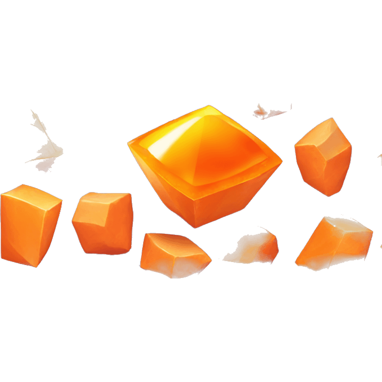 orange Chunk gem emoji