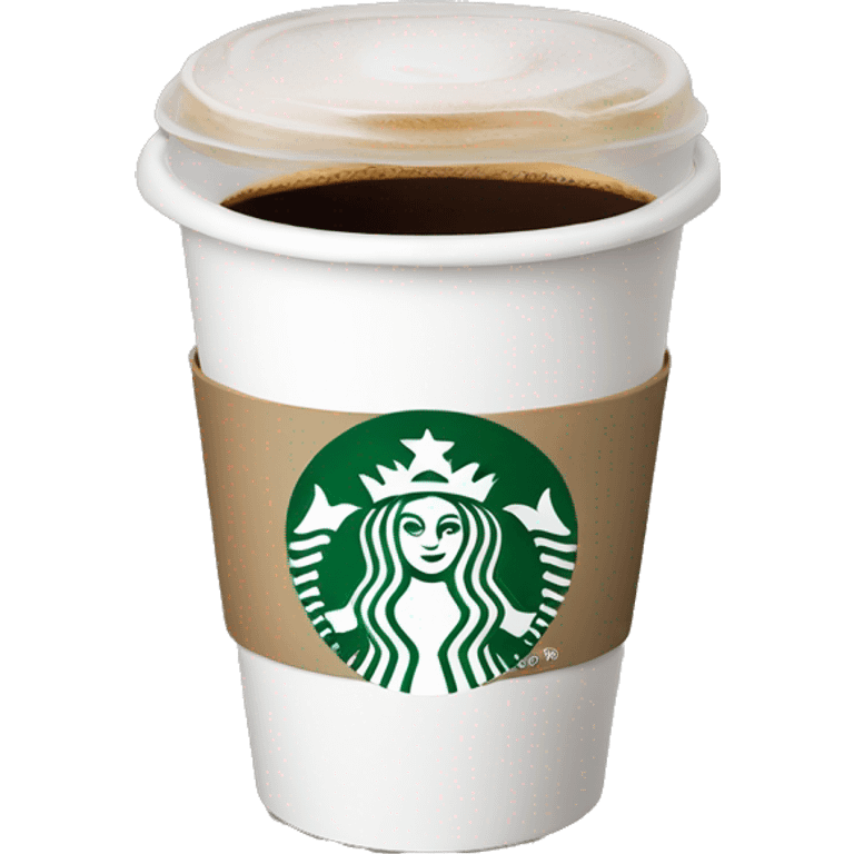 Starbucks coffee cup emoji