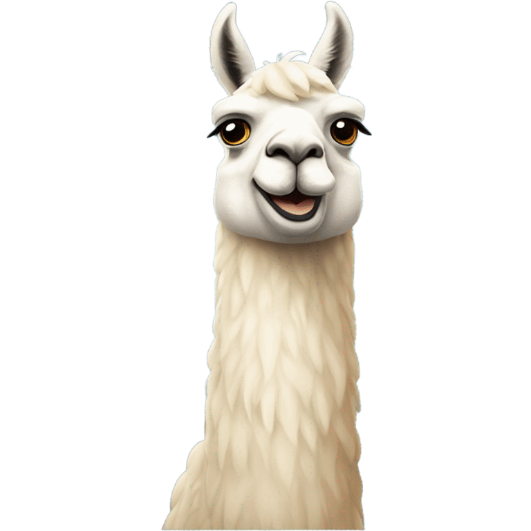 Majestic llama emoji