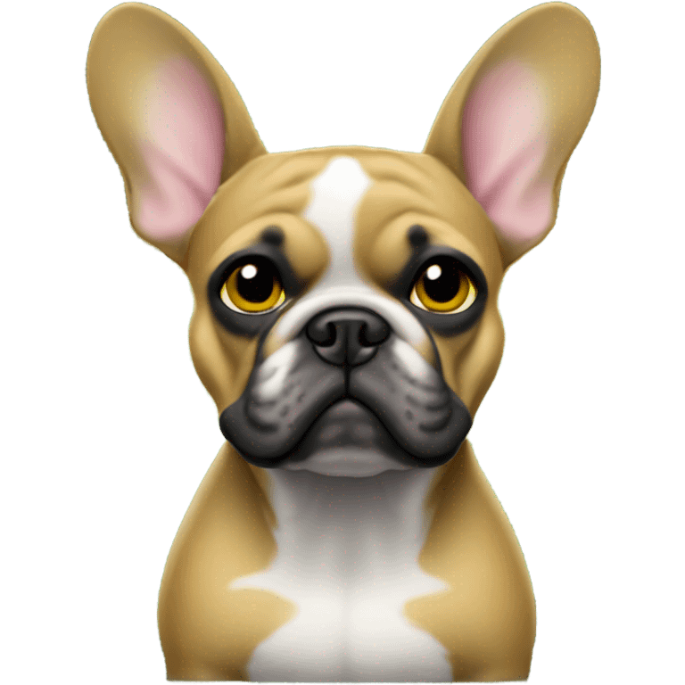 Fawn French bulldog Greenbay Packer Fan emoji