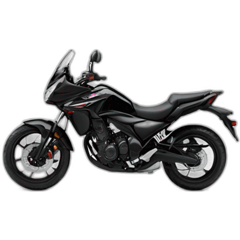 Honda cb500x color black emoji