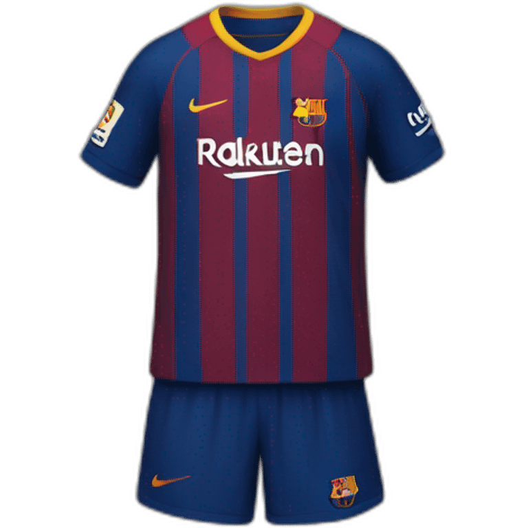 fc Barcelona uniform emoji