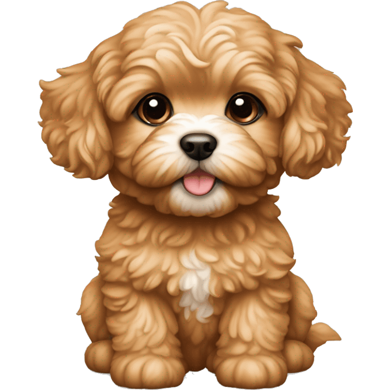 caramel maltipoo puppy emoji