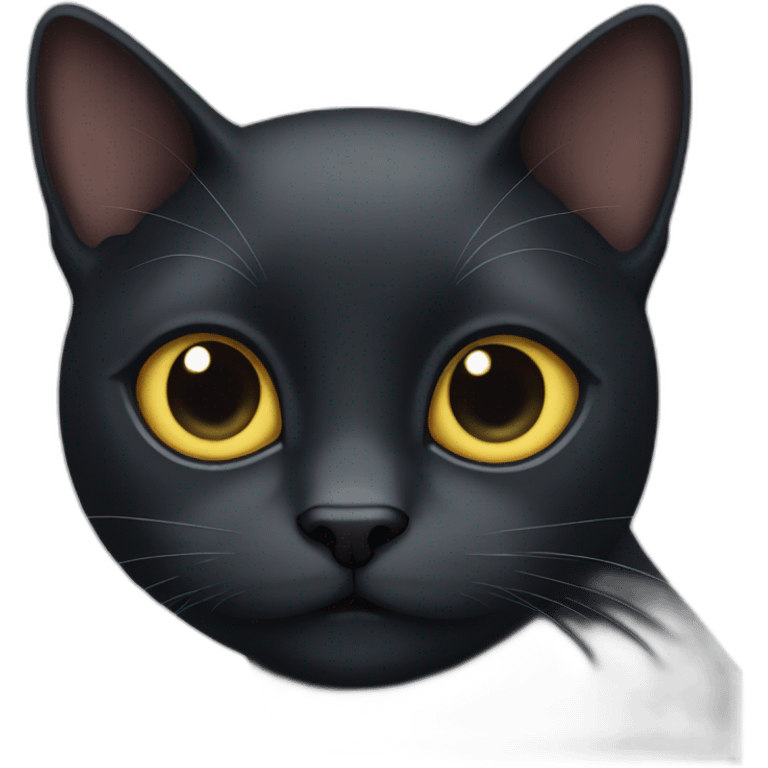 Black cat oneeyed  emoji