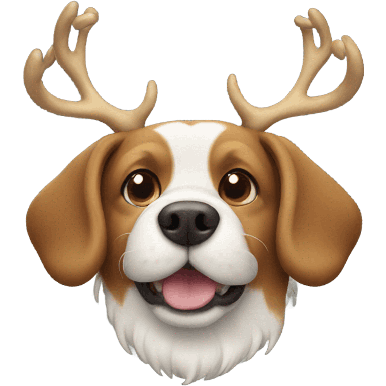 Dog with antlers  emoji