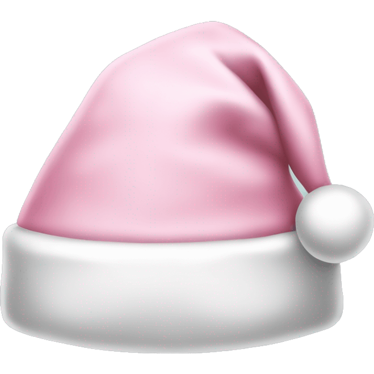 light pink santa hat emoji