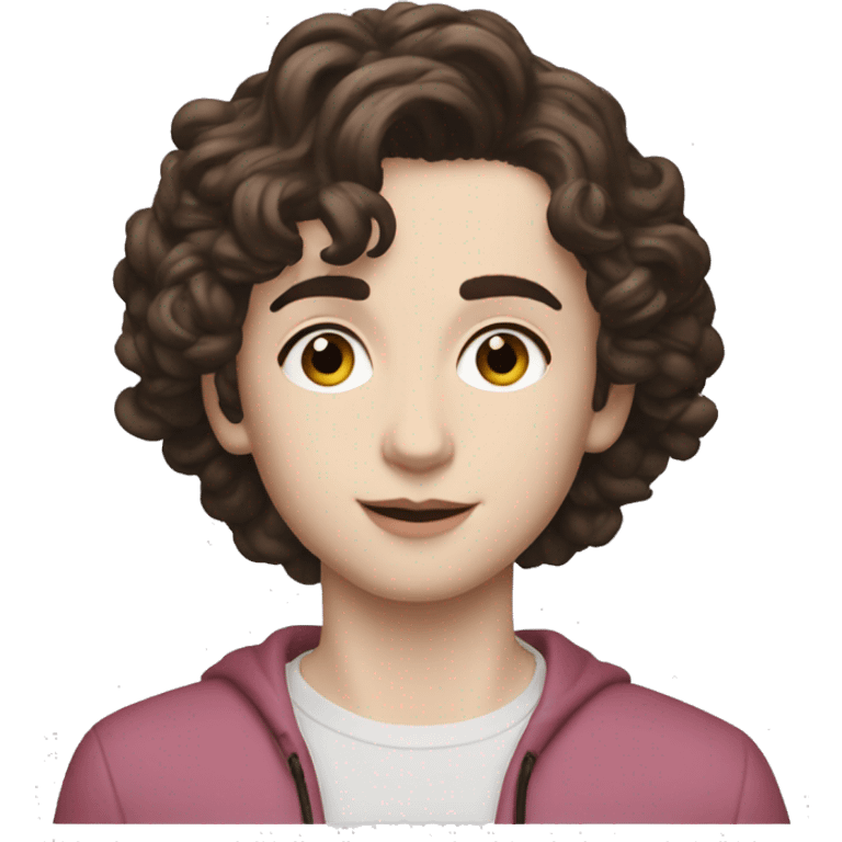 Memoji of Androgyneous Feminine, Artist, Timothee Chalamet emoji