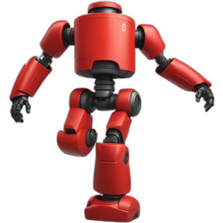 red robot torso number 10 pointing up emoji