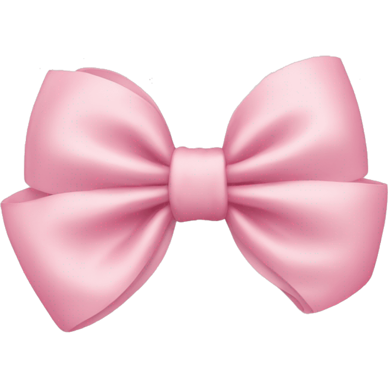 Light pink bow emoji