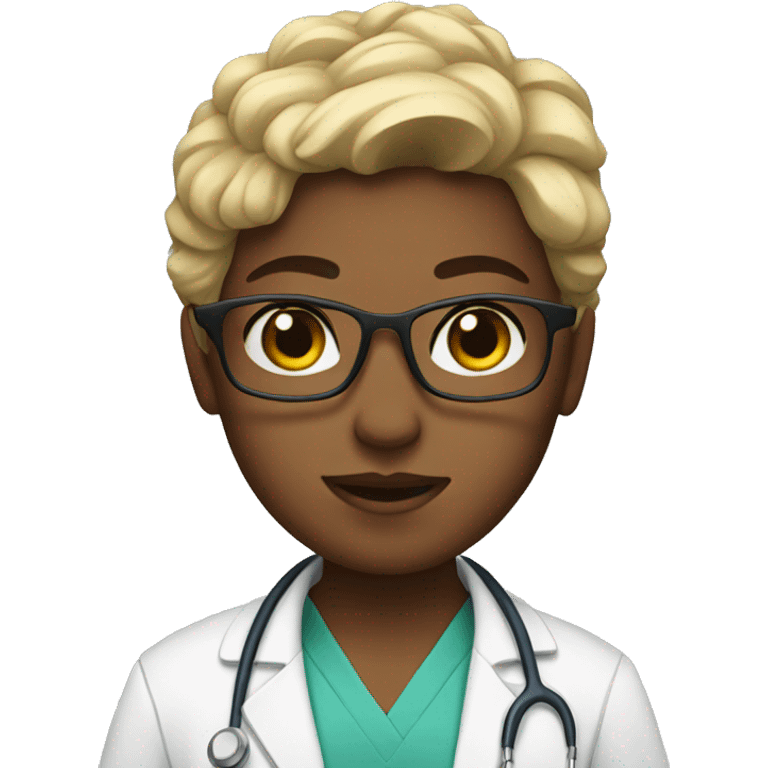 Allie as a doctor emoji