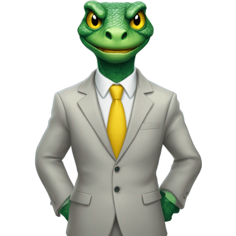 capitalist reptilian emoji