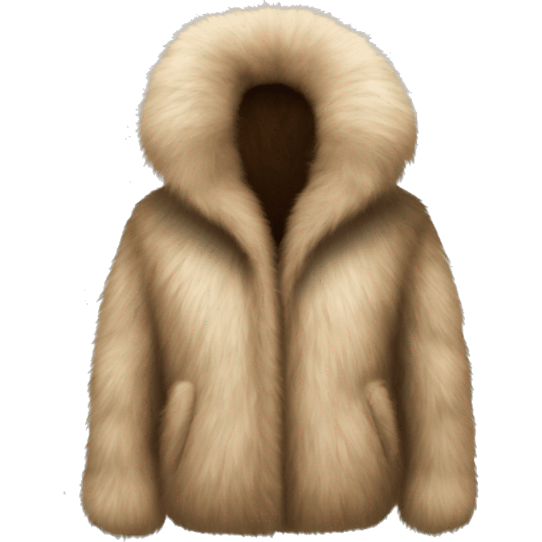 Fur coat emoji