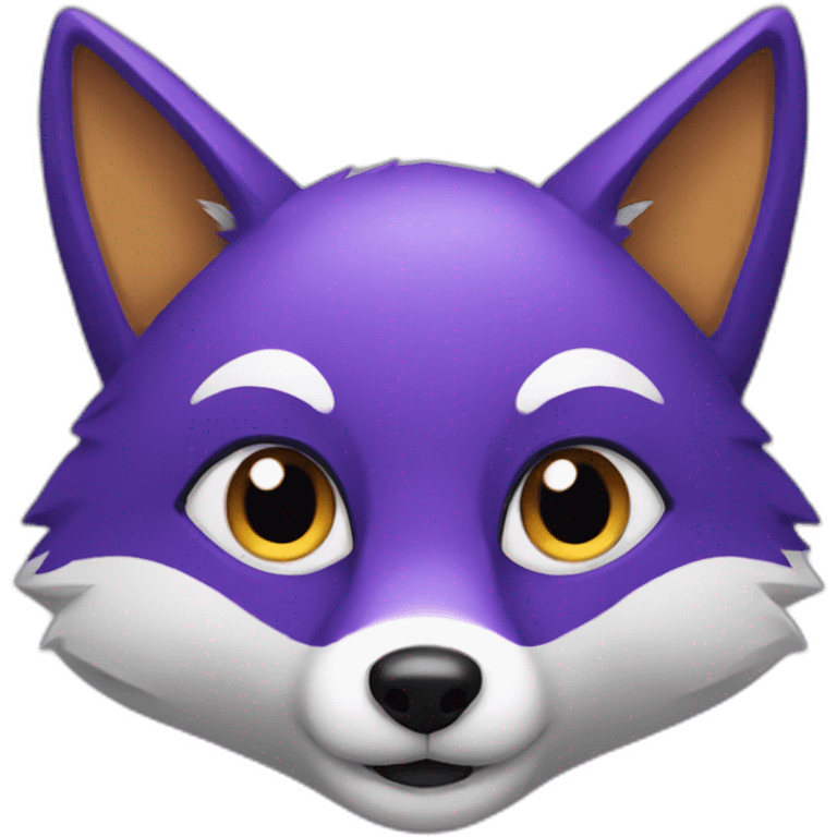 purple fox emoji