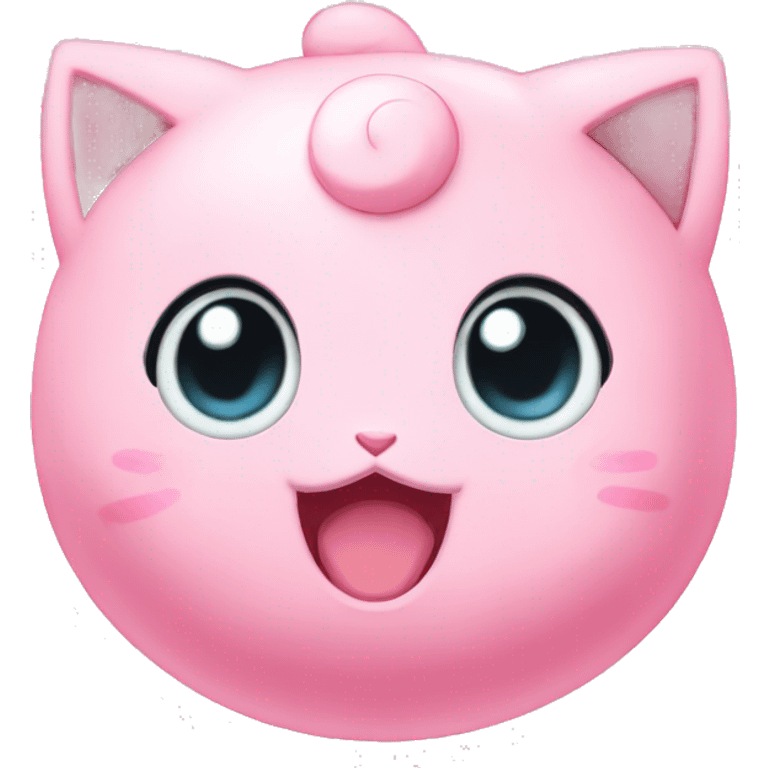 jigglypuff happy blush emoji