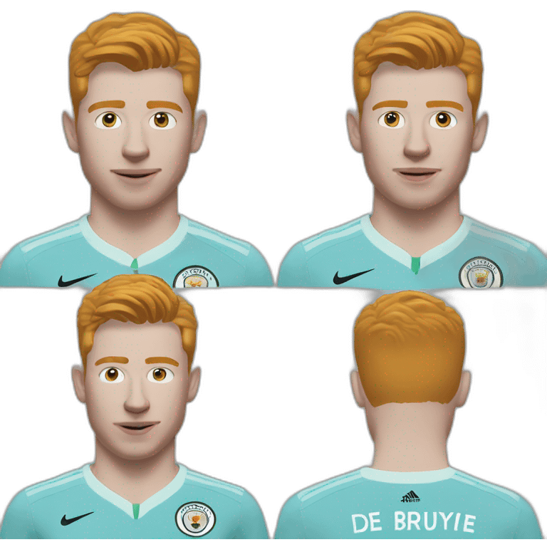 de bruyne realistic emoji