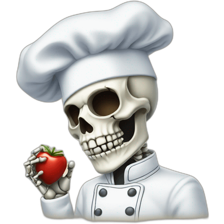 chef kiss skeleton emoji