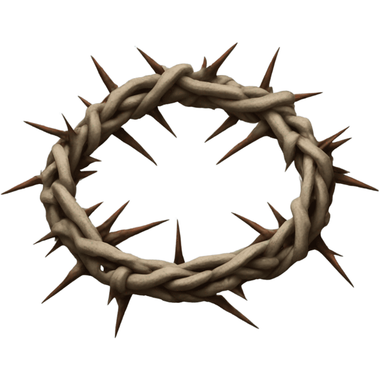 Crown of thorns emoji