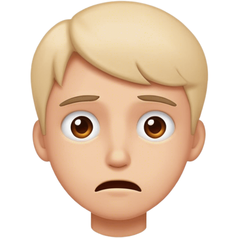 Stressed emoji