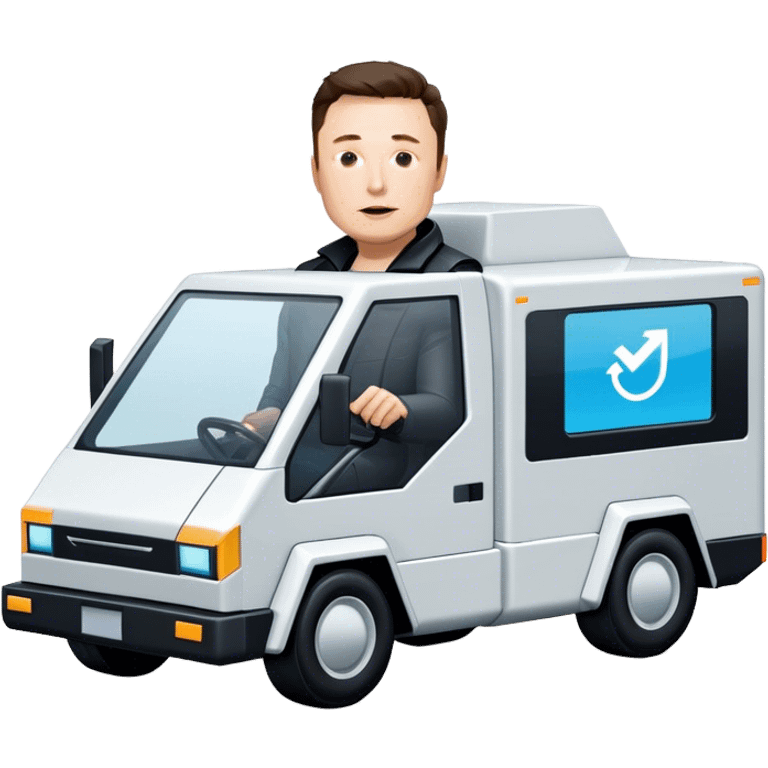 Elon musk cybertruck  emoji