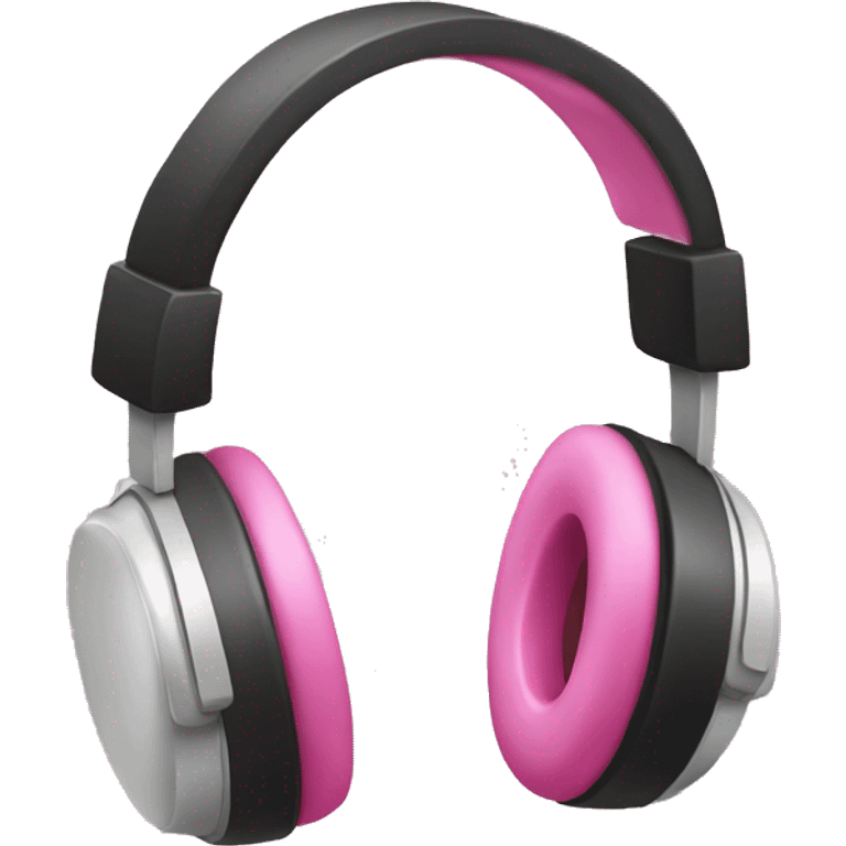 headphones with pink bows emoji