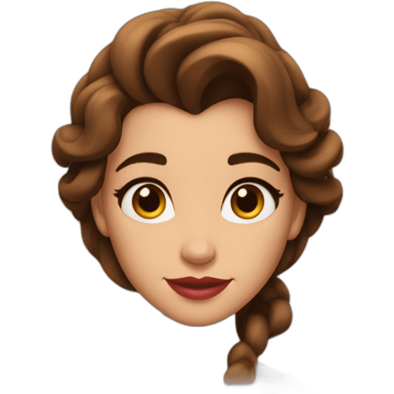 Beauty from beauty and the beast emoji