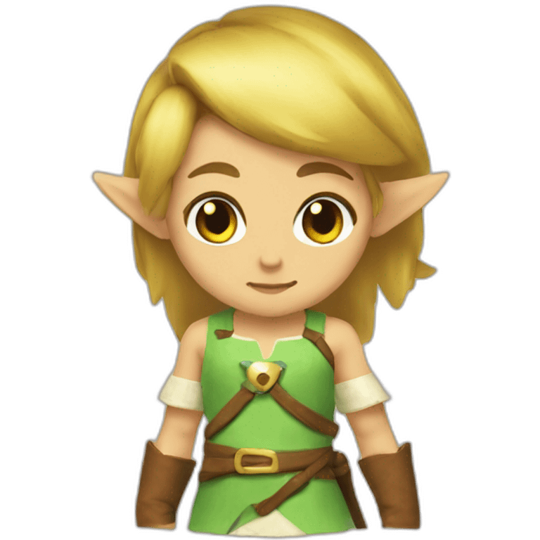 zelda and link's baby emoji