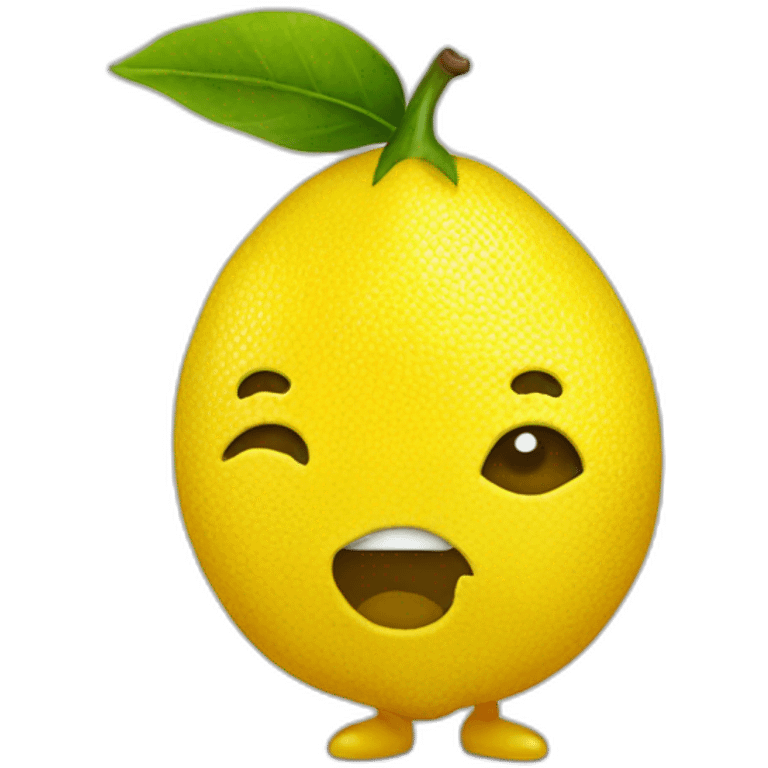 Citron qui marche emoji