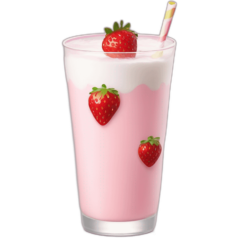 Strawberry milk  emoji