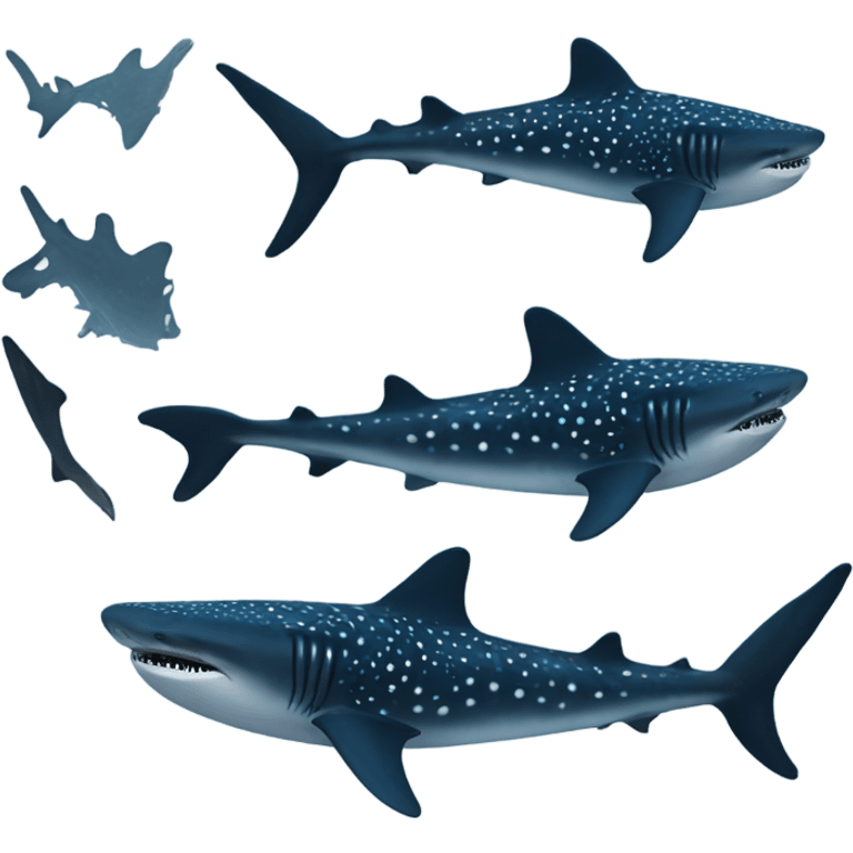 Whale shark emoji