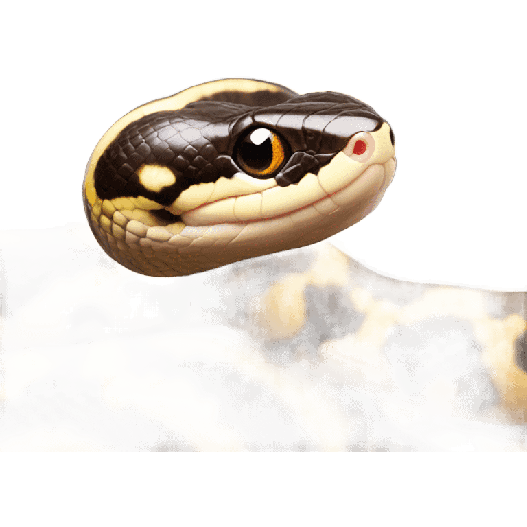 Cute Ball Python emoji