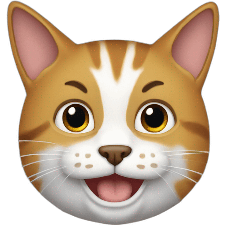 Félix el gato saludando emoji